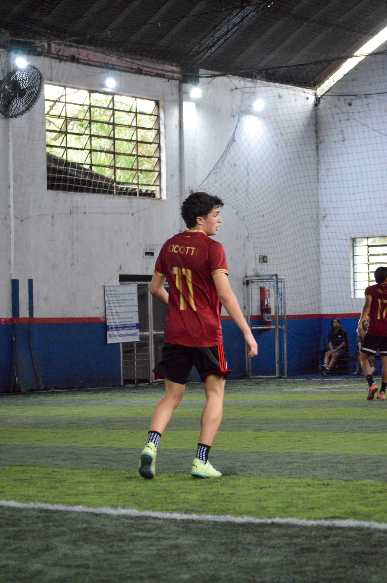 Cicotti, camisa 11 do Barkajara FC, em campo